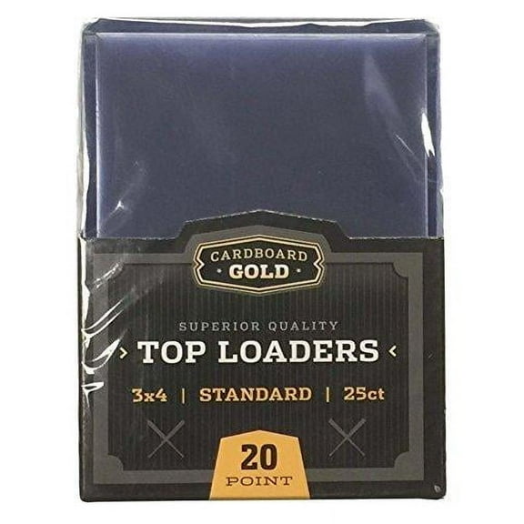 Cardboard Gold Top Loaders - 3"x 4", 20 Point (Qty. 25)