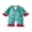 Green, variant on Cjfdfy Newborn Baby Girls Boy Satin Christmas Pajamas Clothes Santa Bow Print Long Sleeve Fuzzy Trim Button Jumpsuit Cute My First Christmas Fall Winter Sleepwear 0-18M