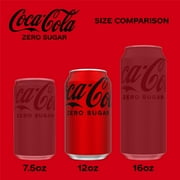 Coca-Cola Zero Sugar Soda Pop Fridge Pack Cans, 12 fl oz, 12 Pack