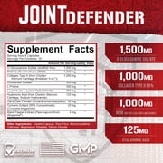5% Nutrition Rich Piana Joint Defender Maximum Joint Support Supplement | Collagen, Glucosamine, Chondroitin, Turmeric Curcumin with Black Pepper, MSM, Hyaluronic Acid | 200 Capsules, 25 Servings
