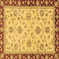 thumbnail image 1 of Ahgly Company Indoor Square Oriental Brown Traditional Area Rugs, 6' Square, 1 of 4