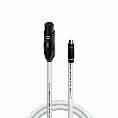 Coluber Cable Unbalanced XLR Female Cable to RCA Female Pro Audio Connector