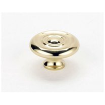 Alno A817-38-PB Cabinet Knob Polished Brass