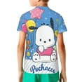 thumbnail image 4 of Sanrio Pochacco Kids T-Shirt 3d Printed Graphic T-Shirts Boys And Girls Short Sleeve Shirts For Youth Kids X-Small, 4 of 6