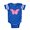 Royal Blue, variant on CafePress - Butterfly Pink - Cute Infant Baby Football Bodysuit