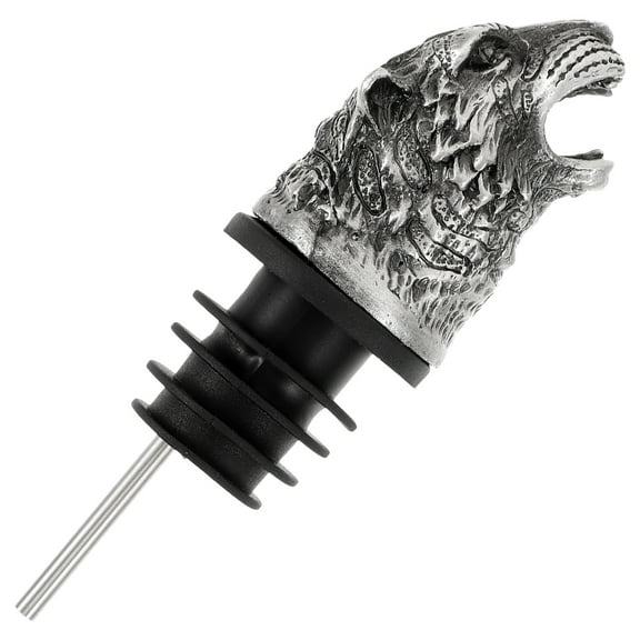 Animal Head Molding Wine Aerator Liquor Pourer Novelty Tiger Head Wine Pourer