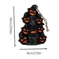 thumbnail image 3 of Pumpkin Night Light Halloween Decorations Indoor, Horror Creepy Halloween Pumpkin Tree Statue Decor Gifts, Spooky Scary Miniature Figurine Ornaments for Mantel Shelf Tabletop Party Haunted House, 3 of 5