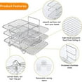 thumbnail image 3 of HAMPPLIES 1Pack Air Fryer Accessories Rack Reusable and Easy to Clean for Dehydrating Food, 3 of 6