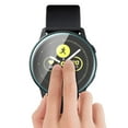 thumbnail image 2 of 2 PACK Tempered Glass Screen Protector for Samsung Galaxy Watch Active 0.3mm Thick Transparent with Oleophobic Coating 8 9H Hardness 2x Tempered Glass Screen Protector, 2 of 7