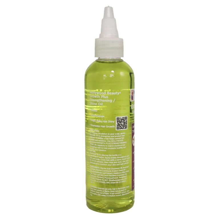 HOLLYWOOD BEAUTY Growth Plus Strengthening & Shine Oil (4oz) HOLLYWOOD BEAUTY Growth Plus Strengthening & Shine Oil (4oz)