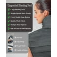 thumbnail image 4 of Heating Pad for Neck and Shoulders and Back, Mothers Day Gifts for Mom, 24 x 23 XL Large Electric Heated Wrap for Pain Relief, Gifts for Her Him, 2lb Weighted, 6 Heat Se, 4 of 9