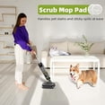 thumbnail image 5 of 4 Pack Mop Pads for Bisell 3764 and 37643 SpinWave+ Vac Cordless All-in-One Powered Spin Mop, Washable and Reusable Power Pads, 2 Soft Touch Pads + 2 Scrubby Mop Pads, 5 of 7
