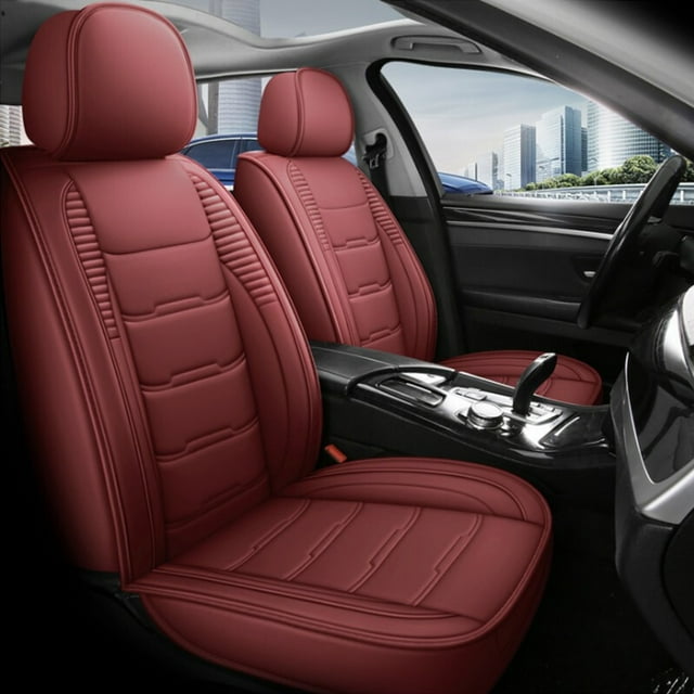 Maidao Car Seat Covers Universal for Mercedes-Benz for GL320 2007-2016 5 Seats Waterproof Front Rear Cushion Protector