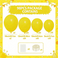 thumbnail image 2 of Kit De Guirnalda De Globos Látex Decoración De Globos Fiesta Xtellar amarillo, 2 of 3