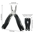 thumbnail image 2 of Qiopertar Under $5 Multifunctional Foldable Mini Pliers, Outdoor Tool with Cutter Knife Screwdriver, Portable Camping Gear, 2 of 4
