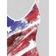 thumbnail image 3 of Top Cami de Talla Extra con Estampado de Bandera de Estados Unidos Rosegal  Camisetas sin mangas de talla grande, 3 of 5
