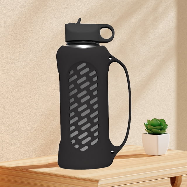 YAOMOBB Cup Protector Cover Silicone Bottle Cover with Hollow Out Design Anti Scratch and Portable Thermal Mug Protector Sleeve for 40oz Kitchen Gadget