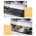 thumbnail image 3 of nqOlkjepod Large Induction Cooktop Protector Mat 28.5"x20.5", Gray Brown Stove Top Covers for Electric Stove, Abstract Oil Painting Color Blocks Stove Burner Cover Mats, Glass Top Stove Cover, 3 of 8