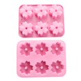 thumbnail image 4 of Toystoory Molde para hornear DIY, molde de nieve de 6 agujeros, molde de bandeja de silicona encantador impermeable, molde de flor de nieve Herramientas y accesorios para hornear, 4 of 6