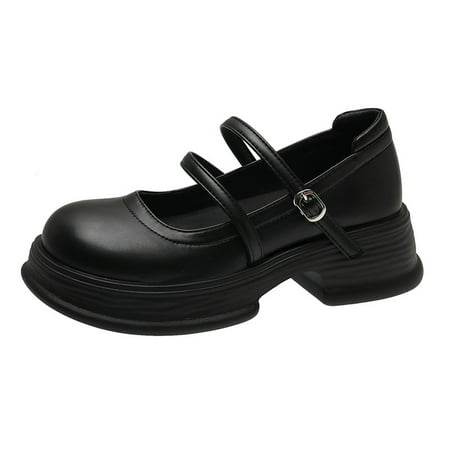 

Mary Jane loafers women‘s small shoes closed toe women‘s shoes spring and summer new all-matching British style thick bottom single women‘s shoes