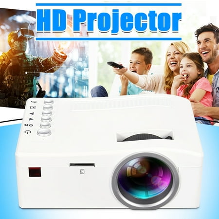 UNIC HD 400LM Mini Portable Projector Home Multimedia Movie Game LED Home Theater Cinema USB TV HDM SD AV AUX for PS4/XBOX/TV BOX Fire TV