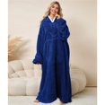 thumbnail image 6 of Wearable Blanket Hoodie for Adult Plush Blanket Sweatshirt One Size, 6 of 10