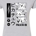 thumbnail image 3 of Pokémon - Pikachu Manga Panels  - Juniors Fitted Graphic T-Shirt, 3 of 5
