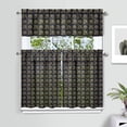 thumbnail image 2 of Kitchen Curtains 36 Inch Short - 3 Panel Set with Cute Bumble Bee and Honeycomb Print, Rod Pocket Window Curtain, 100% Polyester for Bee Lovers, Farmhouse, Kitchen, Living Room, Easy Wash, 2 of 6