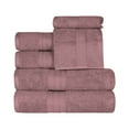 thumbnail image 2 of Superior Atlas Cotton Heavyweight 6 Piece Towel Set, Grape Shake, 2 of 8