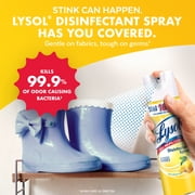 Lysol Disinfectant Spray, Sanitizing and Antibacterial Spray, Deodorizer, Lemon Breeze, 19 oz (Pack of 2)
