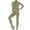 Army Green, variant on Women's Two Piece Tracksuit Crop Top Outfit Sweat Suit Active Wear Sports Athletic Yoga Legging Workout Set High Waisted Clothing Sets Black Small