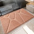 thumbnail image 4 of Alfombrilla de baño - Alfombra absorbente antideslizante para la entrada del baño o dormitorio, poliéster suave, lavable, secado rápido, diseño decorativo, cómoda y segura., 4 of 6