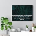 thumbnail image 2 of Scripture Walls Deep and Secret Things Daniel 2:22 Bible Verse Canvas Christian Wall Art Ready to Hang Unframed, 2 of 9