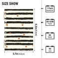 thumbnail image 2 of FORMRS 1-Subject Spiral Notebook 8" x 5" College Ruled 60 Refillable Sheet A5 Hard Cover, 2 Pack, Black Stripes, 2 of 7