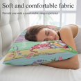 thumbnail image 5 of Easter Bunny Gnomes Pillow Covers, Linen Long Throw Pillow Case, Spring Easter Eggs Floral Colorful Wood Holiday Pillow Protector Decorative Cushion Cover for Living Room/Bedroom 16" x 24", 5 of 8