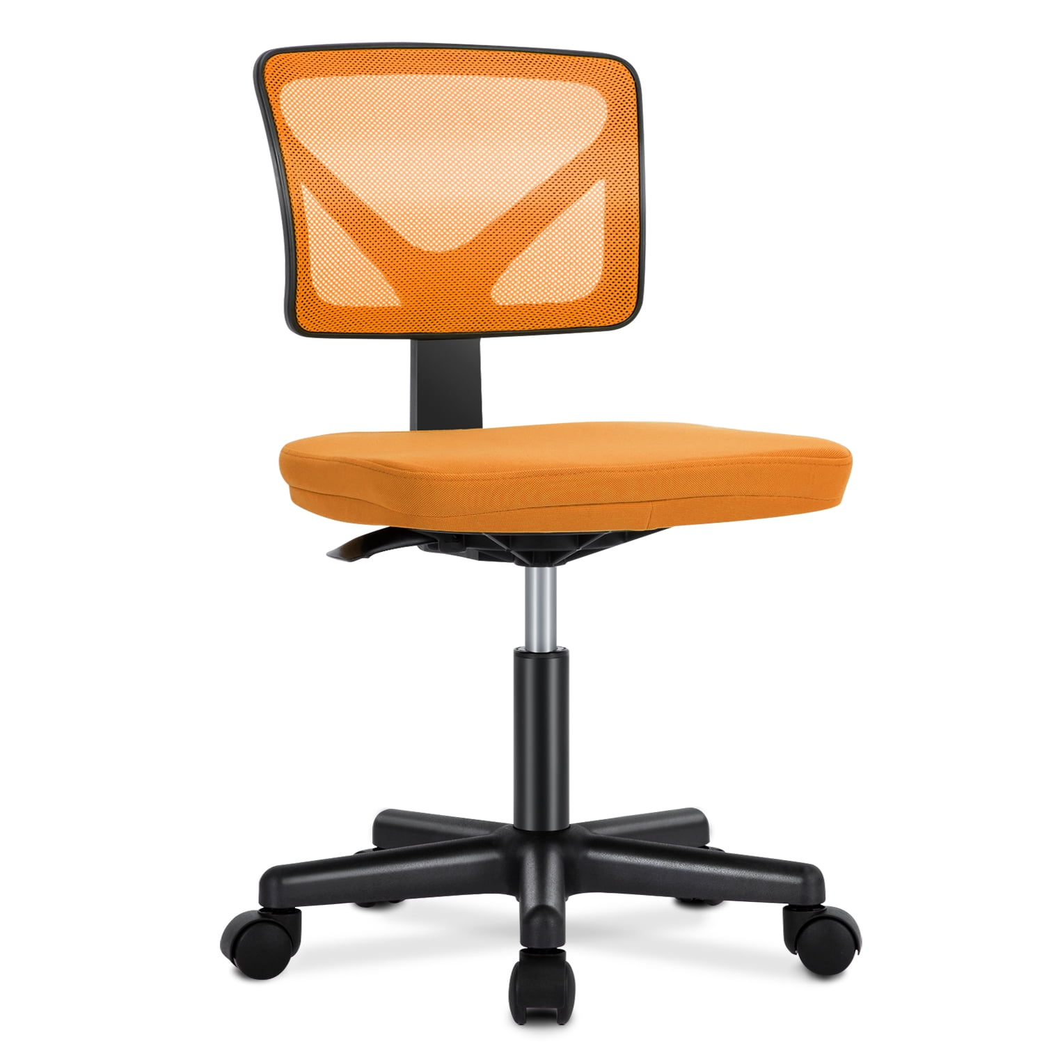MAYEERTY Ergonomic Mid-Back Executive Office Chair Swivel Computer Desk Task Chair，White