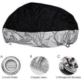 thumbnail image 4 of Carcasa de protección para Moto Bche de Moto Couverture de Scooter Impermable Exterieur Anti-UV Poussire Verrouillable 295 x 110 x 140 cm, 4 of 5