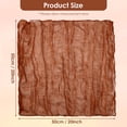 thumbnail image 2 of 10Pcs Gauze Cheesecloth Napkins 20 x 20 Inch Wrinkled Dinner Napkins Soft Comfortable Maple Red Table Napkins, 2 of 7