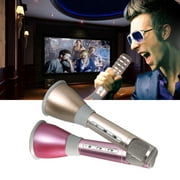 Professional K068 W ireless B luetooth Metal HandHeld Microp hone+Speaker Karaoke Necessary Products Best Gifts