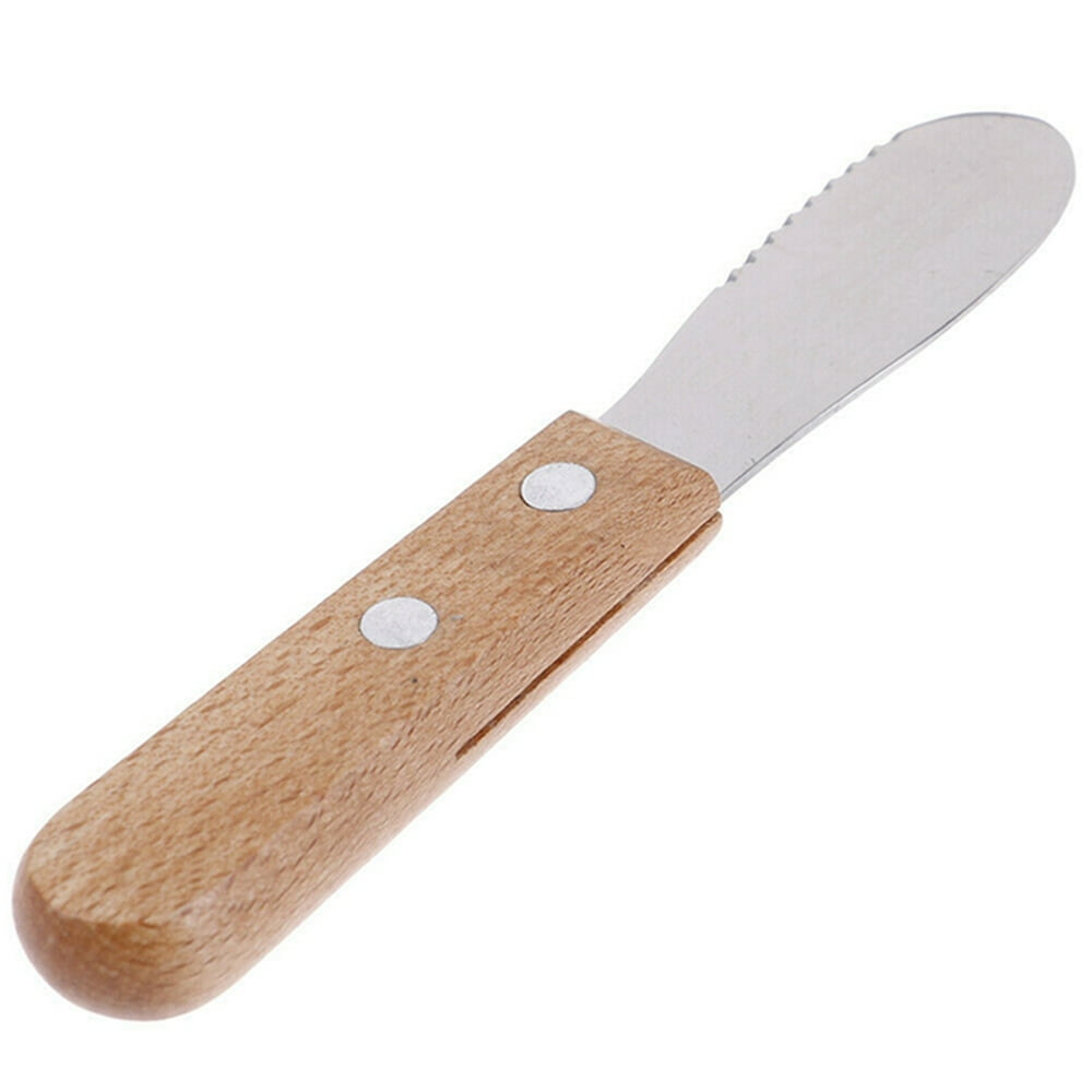 Butter Knife Sandwich Spreader Cheese Slicer Stainless Steel Wide Blade