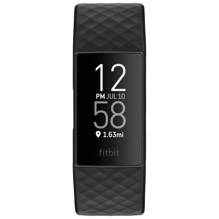 Fitbit Charge 4 (NFC) Activity Fitness Tracker, Black - Walmart.com