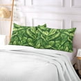 thumbnail image 5 of Plush Pillow Cases Standard Size Ultra Soft Warm Pillowcases with Zipper Leafy Green Vegetable 20"x26", 5 of 9