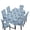 Blue Floral Plaid, variant on TSOVTHRID Black Marble Texture Print 5 Pcs Tablecloth Chair Cover Set Removable Dining Chair Protector Washable Spandex Rectangle Table Cloth for Dining Table Kitchen Decor