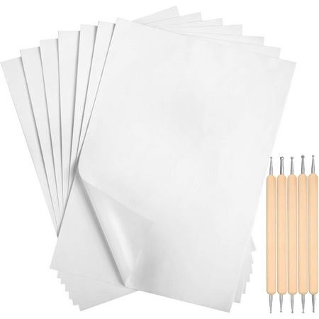 Graphite Copy Paper 105 Pieces Carbon Transfer Paper 11.7 x 8.3 Inch Tracing Paper Carbon ...
