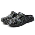 thumbnail image 2 of YUKTOPA Men’s Camo Garden Clogs, Lightweight EVA Slip On Clog Sandals, Water Friendly Outdoor Yard Shoes, Beach Pool Shower Mules with Adjustable Strap, 2 of 6