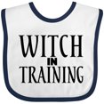 thumbnail image 3 of Inktastic Witch in Training Boys or Girls Baby Bib, 3 of 4