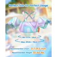 thumbnail image 3 of Chaleco de natación HeySplash para niños pequeños, ajustable de 10 a 20 kg, 3 of 4