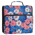 thumbnail image 5 of FORMRS Zipper Binder with Shoulder Strap 2-inch Ring 500 Sheet Capacity File Bag, Pink Flowers Pattern, 5 of 5
