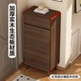 thumbnail image 4 of Zapatero de entrada de madera maciza, puerta del hogar, gabinete de entrada estrecho, apartamento pequeño integrado, 4 of 4