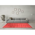 thumbnail image 3 of Ahgly Company Indoor Square Abstract Red Contemporary Area Rugs, 5' Square, 3 of 4